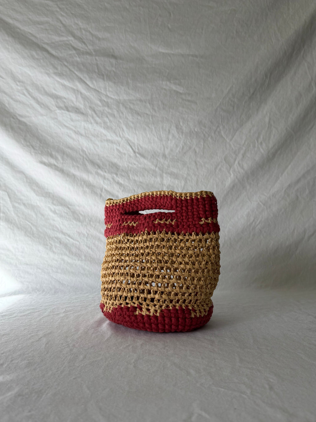Raffia Bag in Burnt Desert