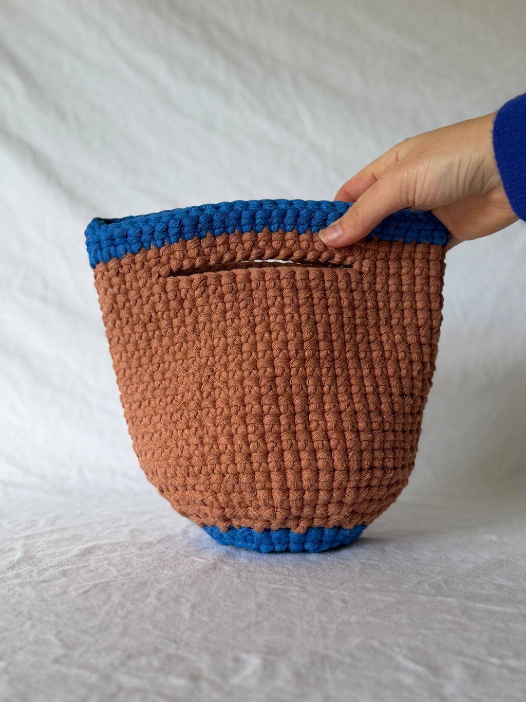 Sidecar Bag in Blue Clay