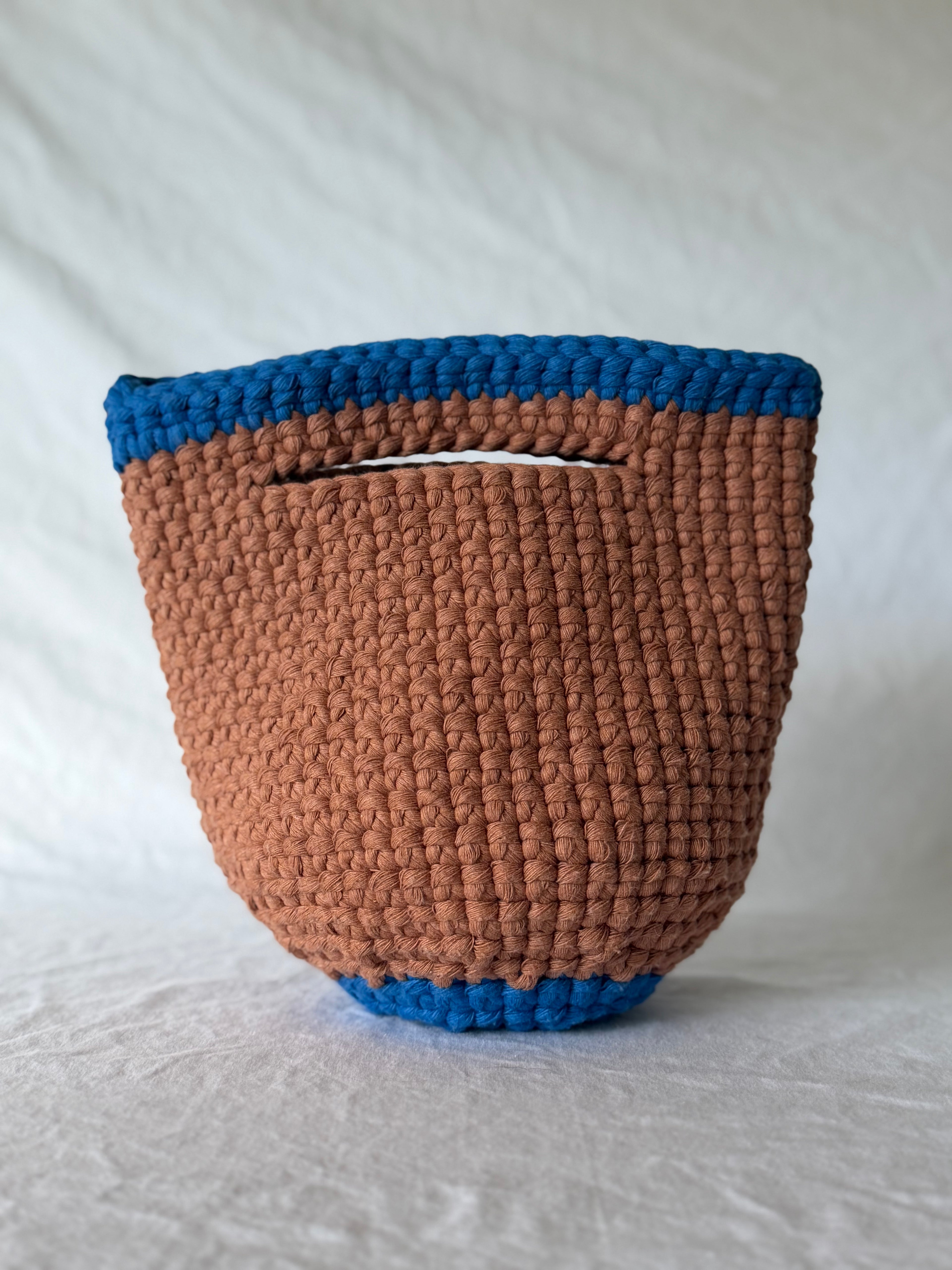 Sidecar Bag in Blue Clay