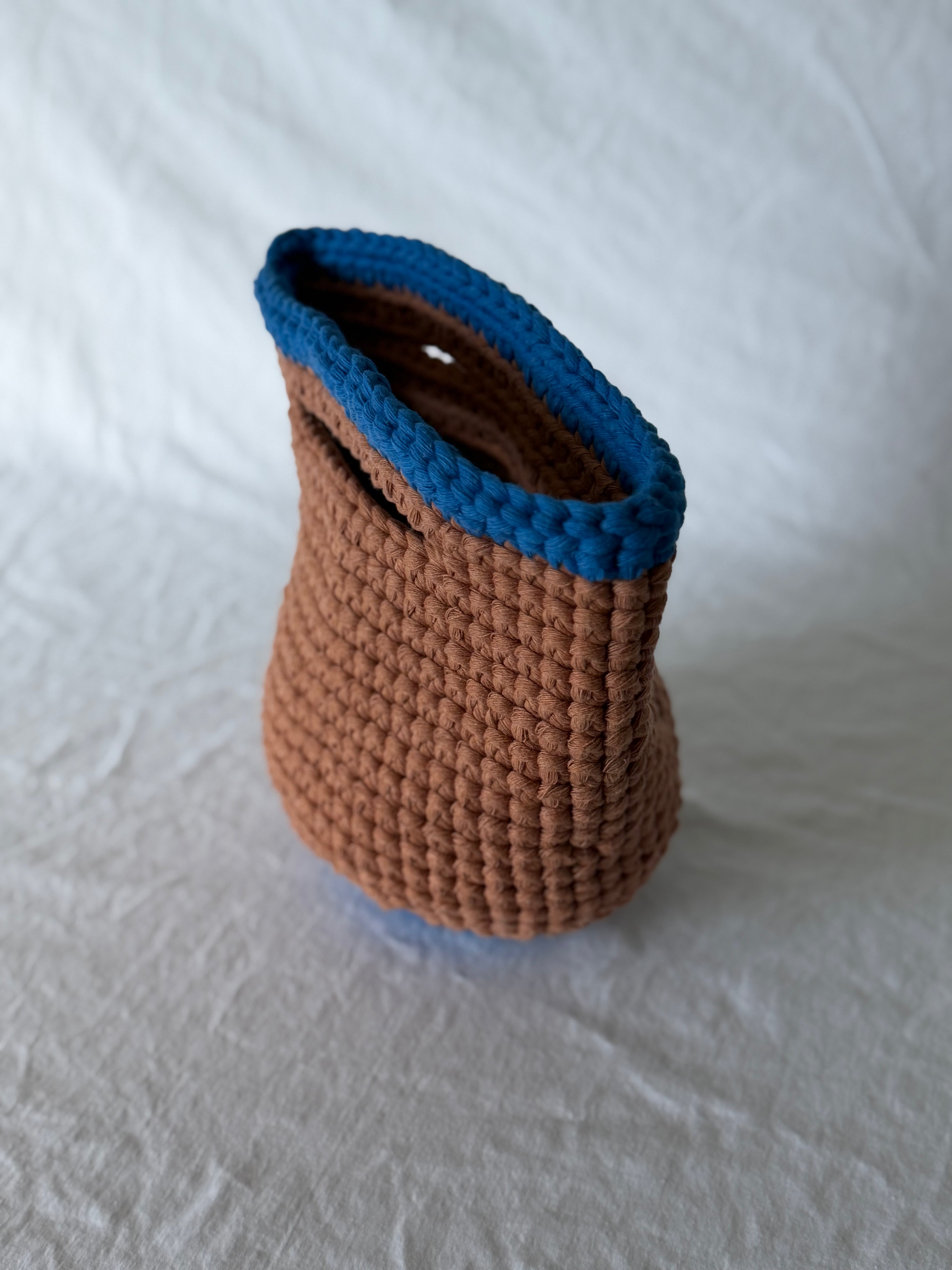 Sidecar Bag in Blue Clay