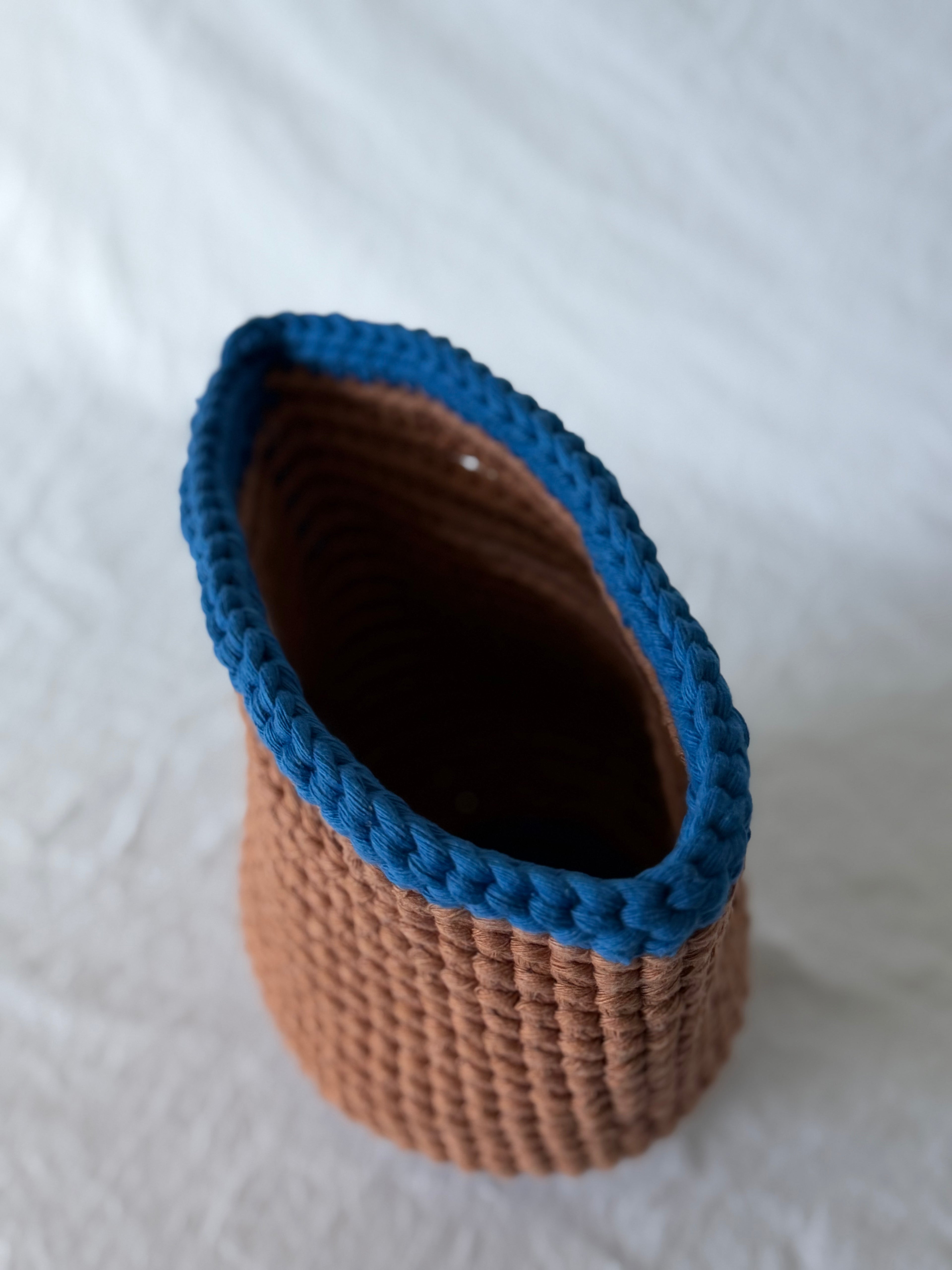 Sidecar Bag in Blue Clay